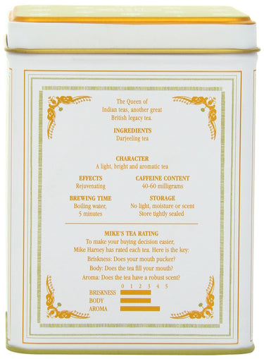 Harney & Sons Darjeeling Black Tea, 20 Sachets of Black Tea | Classic Collection, 20 sachet tin